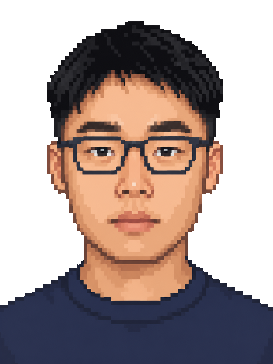 Pixel art portrait of Yunze Song